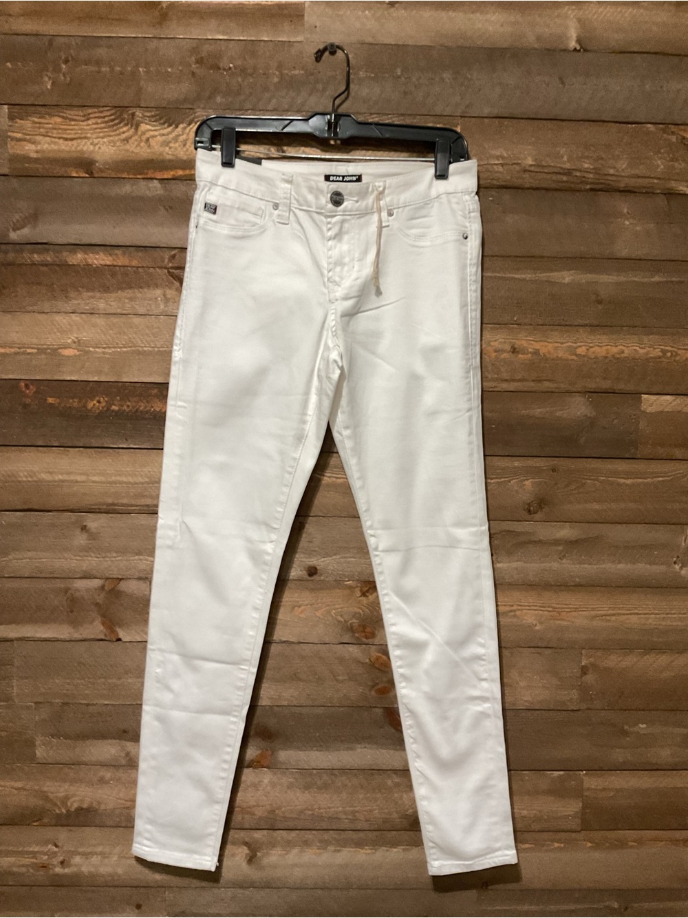 Dear John Women’s White Skinny Pants Size 27 NWT